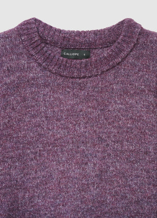Maglia girocollo a tinta unita