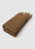 Gloves with long ribbed cuff