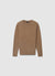 Crew neck chenille-effect jumper