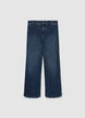 Wide leg solid-colour jeans - 8-9