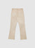 Jeans crop flare a tinta unita