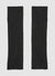 Solid colour ribbed arm warmers