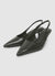 Slingback a punta con tacco medio