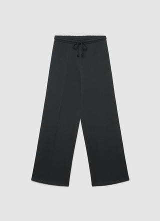Pantaloni jogging palazzo con coulisse