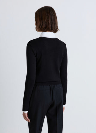 Plain crew neck sweater