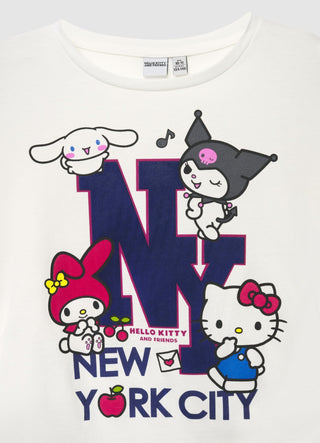T-shirt con stampa Hello Kitty