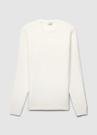 Pullover mit Rundhalsausschnitt aus flauschigem Strick
