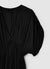 Vestito lungo a portafoglio con frange
