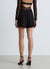 Plain shorts with satin waistband