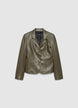Veste blazer effet cuir uni - XL