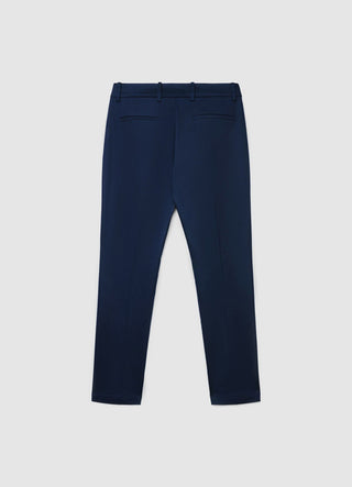 Cigarette trousers in cotton sateen