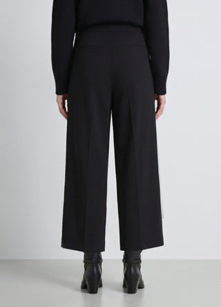Pantaloni barrel con pinces