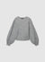 Maglia girocollo pointelle effetto luccicante