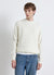 Honeycomb crew neck sweater