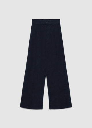 Solid-colour palazzo trousers