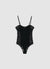 Body con pizzo e coppe sagomate