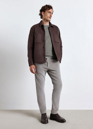 Corduroy chino trousers