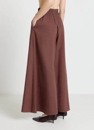 Pants with an elasticated waistband