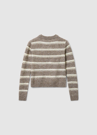 Maglia a righe girocollo