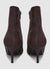 Solid-colour block heel bootie