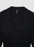 Cropped bustier shirt with V-neckline
