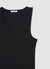 Plain-colour vest with a wide neckline