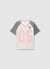 T-shirt con stampa numero e scritte