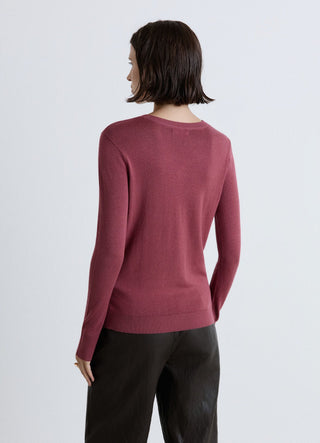 Plain crew neck sweater
