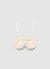 Padded push-up bra in a solid colour