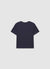 T-shirt with patch and lettering