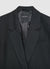 Double-breasted pinstripe jacket with a shimmering effect