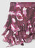 Gonna mini a balze con stampa floreale
