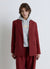 Single-breasted jacket with flap pockets