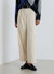 Pantaloni palazzo con pinces a righe sottili
