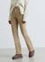 Pantaloni flare a coste con cinque tasche
