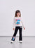 T-shirt a maniche lunghe con stampa Stitch