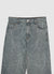 Wide leg jeans with all-over print