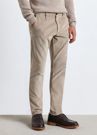 Corduroy chino trousers