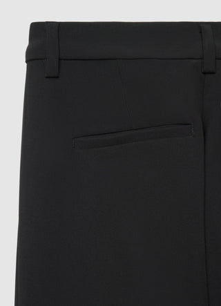 Unifarbene Flared-Hosen