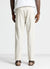 Pantaloni straight a microfantasia
