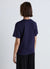 T-shirt with patch and lettering