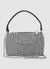 Small bag with rhinestones and chain strap