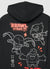 Oversize hoodie with hood and Brawl Stars print