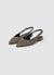 Slingback con stampa animalier