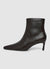 Solid-colour block heel bootie