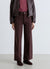 Solid-colour palazzo trousers