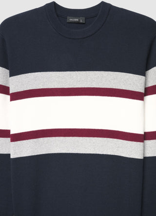 Maglia girocollo a righe