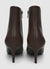 Solid colour block heel bootie