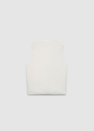 Fleece-effect gilet with toggles