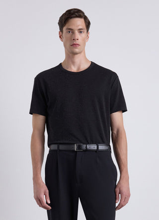 T-shirt girocollo effetto luccicante